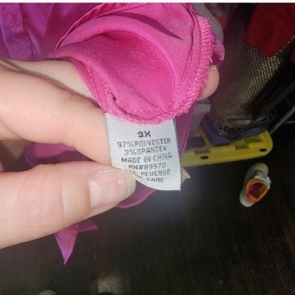 🍁🍂Fashion nova pink satin jogger set with rhinestones 3x - Picture 5 of 5